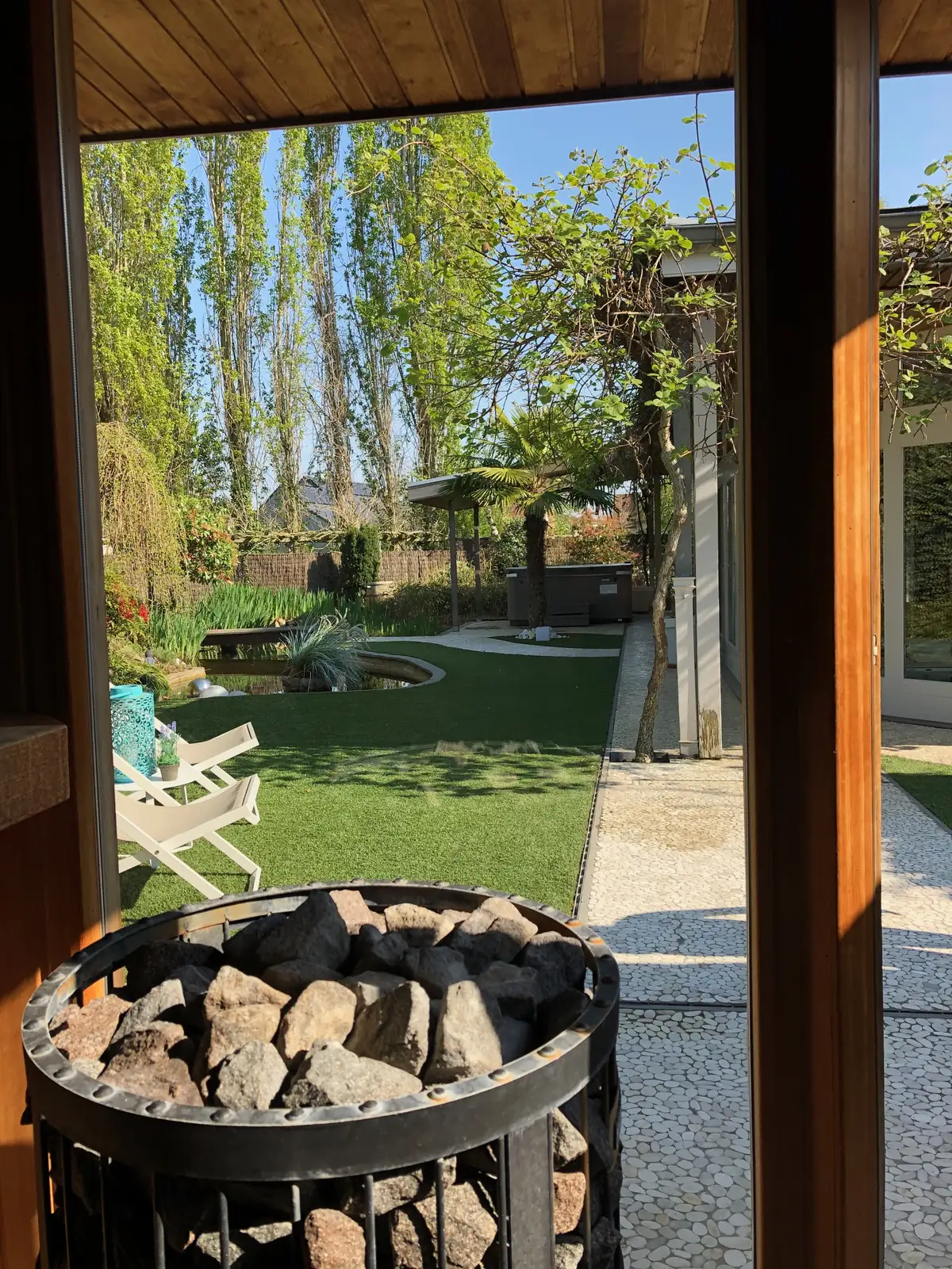 Buitensauna & hammam bij Wellness at Hulste - foto 4